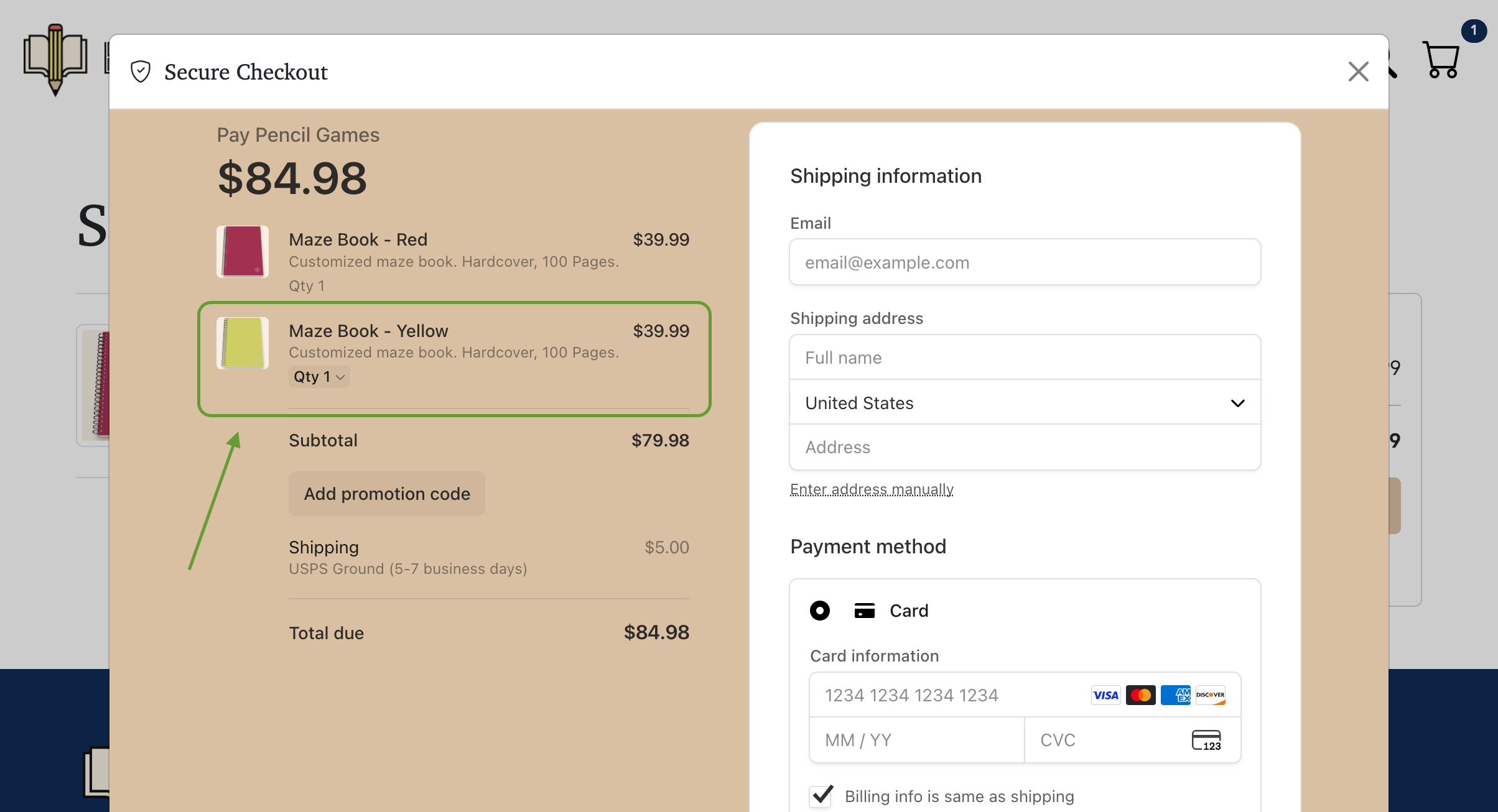 Cross-Selling Website Added